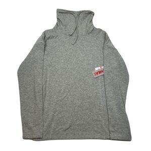32 Degrees Cowlneck‎ Top Womens XS Soft & Cozy Heather Grey